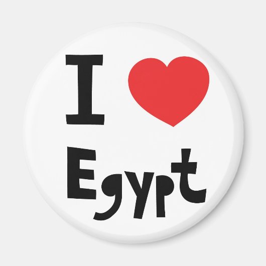 Aimant I love Egypt (Devant)