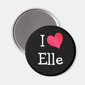 Aimant I Love Elle (Recto/Verso)