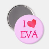 Aimant I Love Eva (Recto/Verso)
