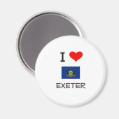 Aimant I Love Exeter Pennsylvania (Recto/Verso)