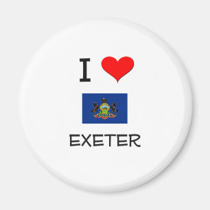 Aimant I Love Exeter Pennsylvania