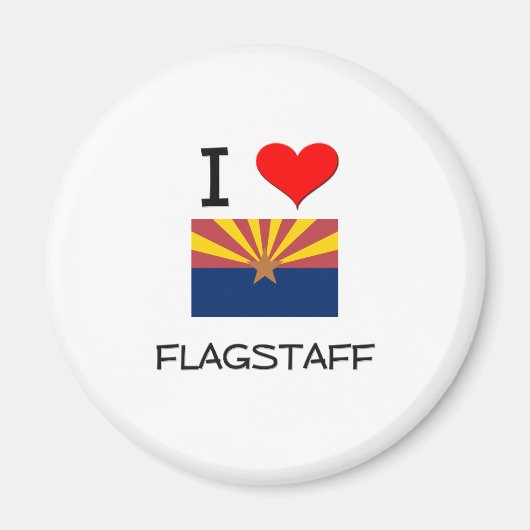 Aimant I Love FLAGSTAFF Arizona (Devant)