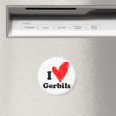 Aimant I love Gerbils (In Situ (Lave-vaisselle))