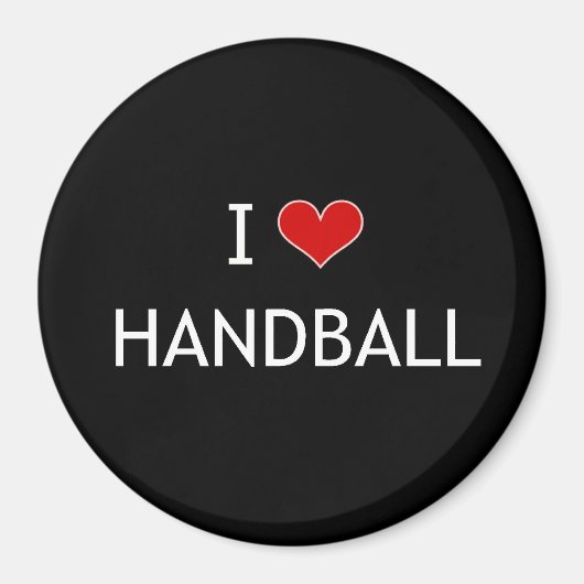 Aimant I Love Handball (Devant)