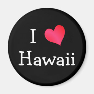 Aimant I Love Hawaii