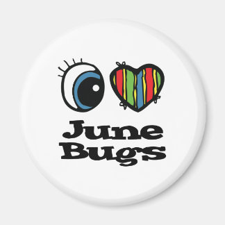 Aimant I Love (Heart) Juin bugs