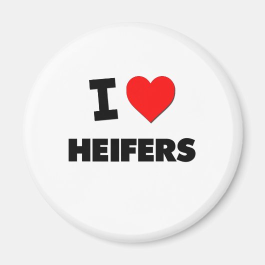Aimant I Love Heifers (Devant)