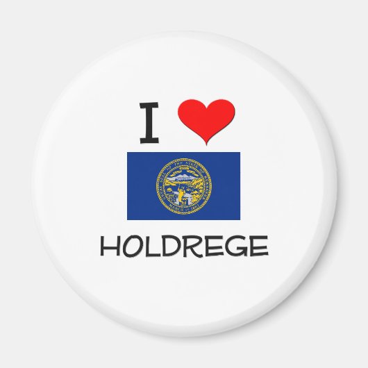 Aimant I Love Holdrege Nebraska (Devant)
