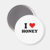 Aimant I Love Honey (Recto/Verso)