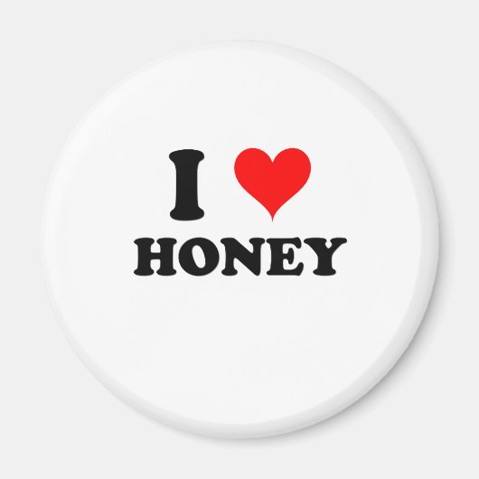 Aimant I Love Honey (Devant)