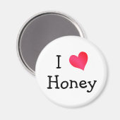 Aimant I Love Honey (Recto/Verso)