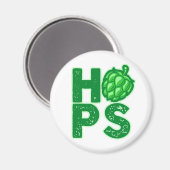 Aimant I Love Hops In Craft Beer (Recto/Verso)