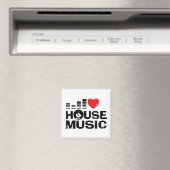 Aimant I Love House Music (In Situ (Lave-vaisselle))