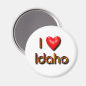 Aimant I Love Idaho (Recto/Verso)