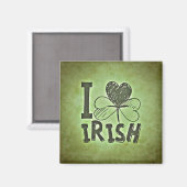 Aimant I Love Irish (Recto/Verso)