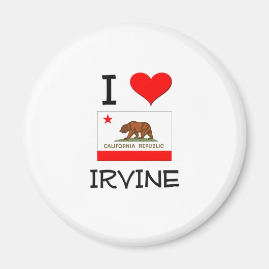 Aimant I Love IRVINE California (Devant)