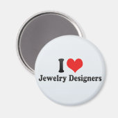 Aimant I Love Jewelry Designers (Recto/Verso)