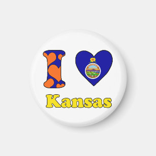 Aimant I love Kansas