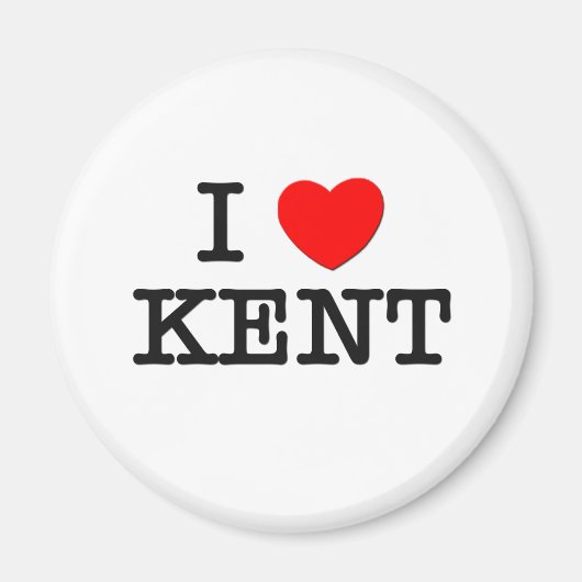 Aimant I Love Kent (Devant)