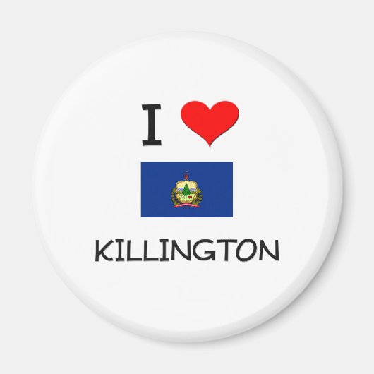 Aimant I Love Killington Vermont (Devant)