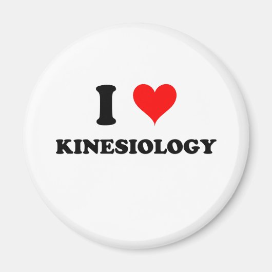 Aimant I Love Kinesiology (Devant)