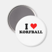 Aimant I Love Korfball (Recto/Verso)