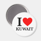 Aimant I Love koweït (Recto/Verso)