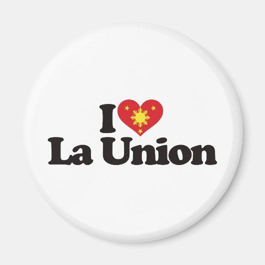 Aimant I Love La Union (Devant)
