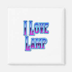 Aimant I Love Lamp