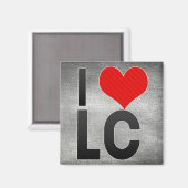 Aimant I Love LC (Recto/Verso)
