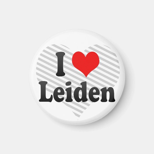 Aimant I Love Leiden, Pays-Bas (Devant)