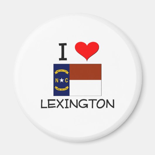 Aimant I Love Lexington Caroline du Nord (Devant)