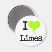 Aimant I Love Limes (Recto/Verso)