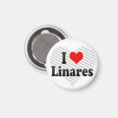 Aimant I Love Linares, Espagne (Recto/Verso)
