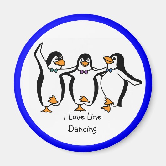 Aimant I Love Line Dancing (Devant)