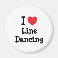 I love Line Dancing heart personnalisé