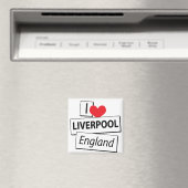 Aimant I Love Liverpool Angleterre (In Situ (Lave-vaisselle))