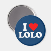 Aimant I Love Lolo (Recto/Verso)