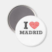 Aimant I Love Madrid (Recto/Verso)