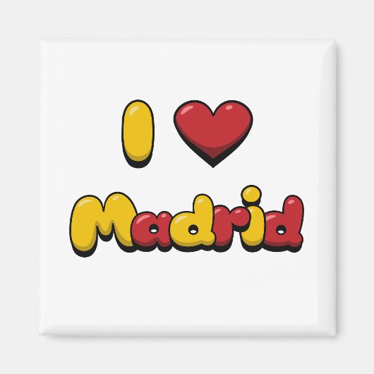 Aimant I Love Madrid (Devant)