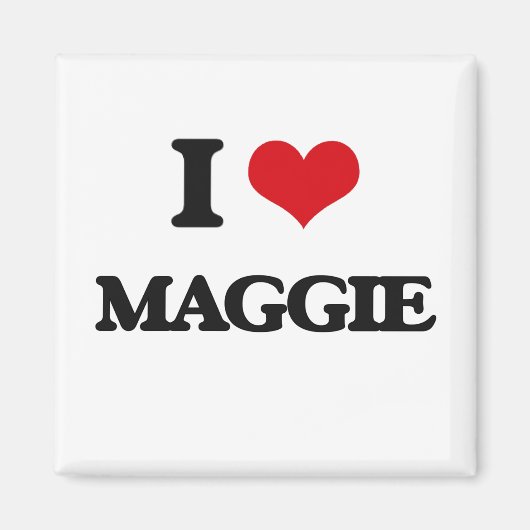 Aimant I Love Maggie (Devant)