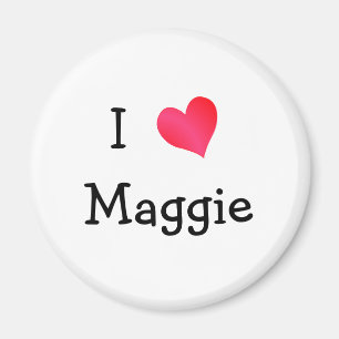 Aimant I Love Maggie