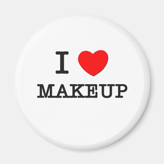Aimant I Love makeup (Devant)