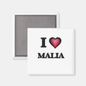 Aimant I Love Malia (Recto/Verso)