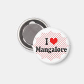 Aimant I Love Mangalore, Inde (Recto/Verso)