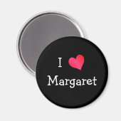 Aimant I Love Margaret (Recto/Verso)