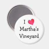Aimant I Love Martha's Vineyard (Recto/Verso)