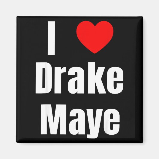 Aimant I Love Maye Qb Football Fan  (Devant)