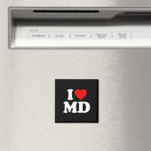 Aimant I Love Md Heart Maryland (In Situ (Lave-vaisselle))