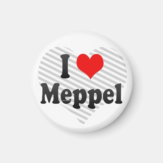 Aimant I Love Meppel, Pays-Bas (Devant)